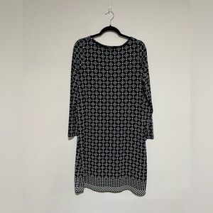 J. Jill Long Sleeve Wearever Dress Size Medium Stretch Comfort Travel Office